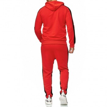 Zogaa Brand Men Sweat Suit Set Gyms Bodybuilding Workout Clothing Two Piece Set Outfits for Man Sportwear Casual Men Tracksuit