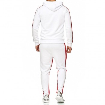 Zogaa Brand Men Sweat Suit Set Gyms Bodybuilding Workout Clothing Two Piece Set Outfits for Man Sportwear Casual Men Tracksuit