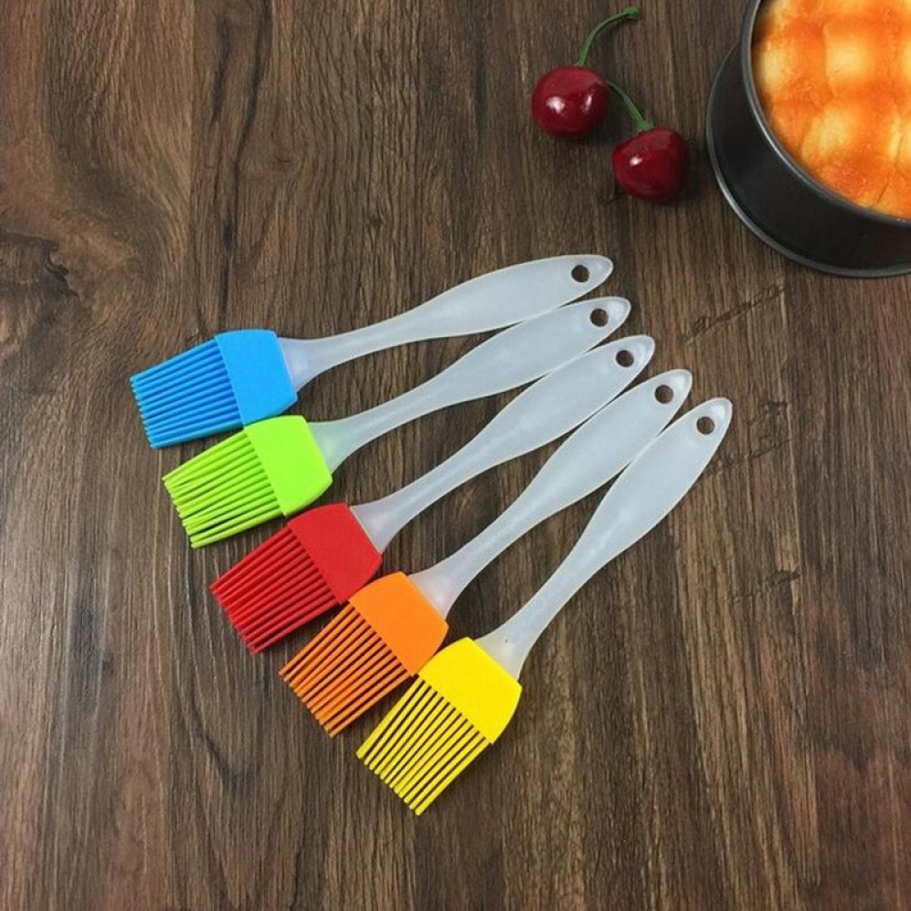 2Pcs/lot Bakeware food grade high temperature silicone barbecue oil brush  Barbecue kitchen baking cake egg cream brush 8z-cx720