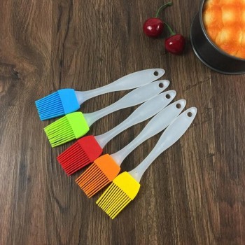 2Pcs/lot Bakeware food grade high temperature silicone barbecue oil brush  Barbecue kitchen baking cake egg cream brush 8z-cx720