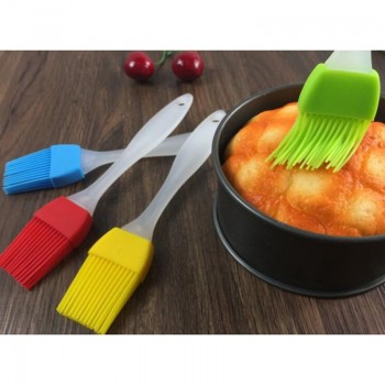 2Pcs/lot Bakeware food grade high temperature silicone barbecue oil brush  Barbecue kitchen baking cake egg cream brush 8z-cx720
