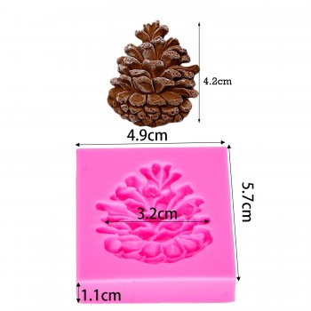Pine nuts shaped 3D fondant cake silicone mold for polymer clay molds chocolate pastry candy making decoration tools F1188