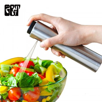 Stainless Steel Spray Bottles Refillable Oil Vinegar Mist Spraying Bottle Water Pump Gravy Boats Grill BBQ Sprayer Kitchen Tools