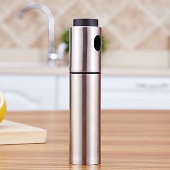 Stainless Steel Spray Bottles Refillable Oil Vinegar Mist Spraying Bottle Water Pump Gravy Boats Grill BBQ Sprayer Kitchen Tools