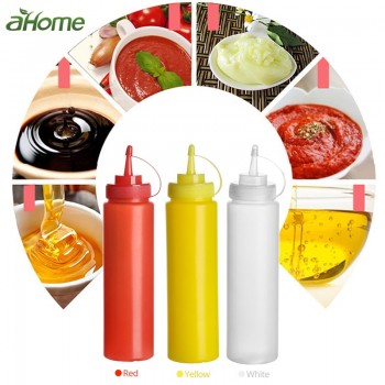 Kitchen Plastic Squeeze Bottle Sushi Tool Condiment  Mustard Dispenser Sauce Vinegar Oil Ketchup Gravy Cruet Kitchen Gadgets