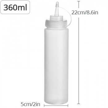 Kitchen Plastic Squeeze Bottle Sushi Tool Condiment  Mustard Dispenser Sauce Vinegar Oil Ketchup Gravy Cruet Kitchen Gadgets