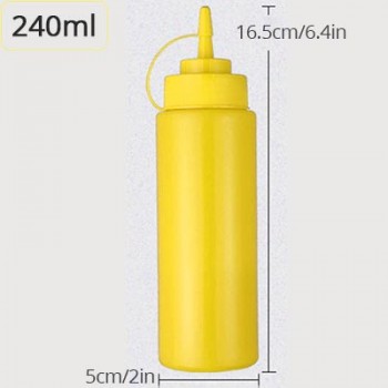 Kitchen Plastic Squeeze Bottle Sushi Tool Condiment  Mustard Dispenser Sauce Vinegar Oil Ketchup Gravy Cruet Kitchen Gadgets