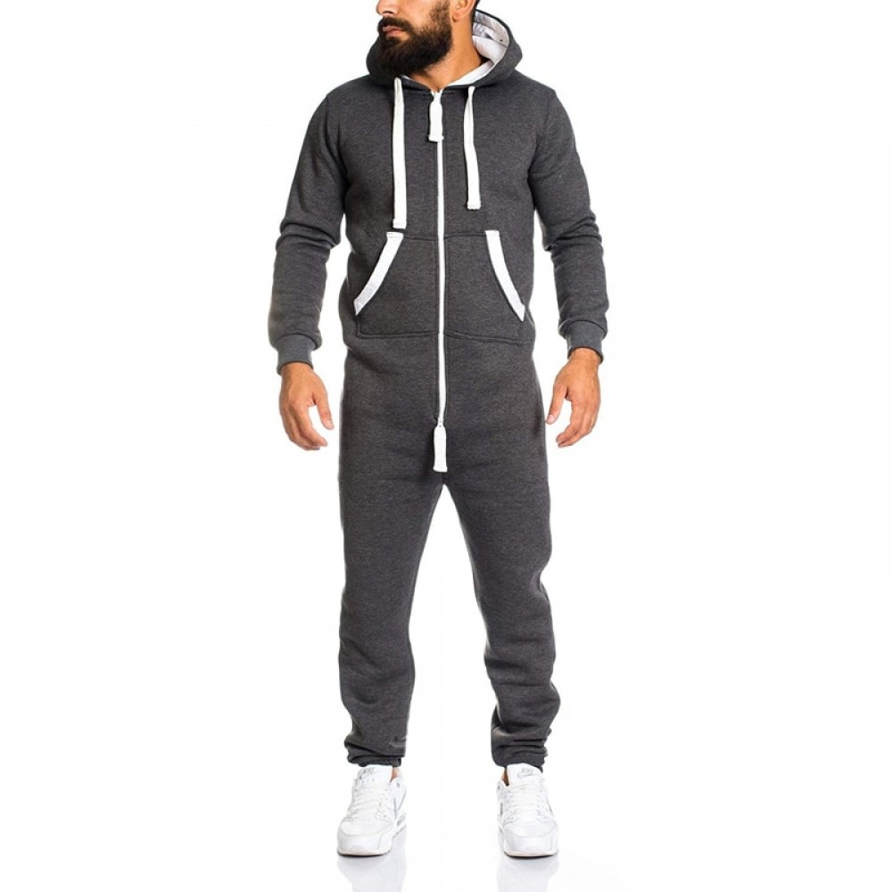 ZOGAA Brand New Mens Casual Sets Fashion Color Block Rompers Tracksuit For Men Sweatsuit Male Outfit Sportswear