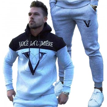 GYMOHYEAH NEW sporting suits mens fashion tracksuit men trainingspak survetement Mens Sportwear Suit Hoodies Tracksuit Set Male