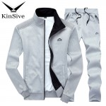 Tracksuit Men 2018 Spring Autumn Sweatshirt Zipper Hoodies Jacket and Pants Two Piece Sweat Set Casual Man Sweatpants Track Suit
