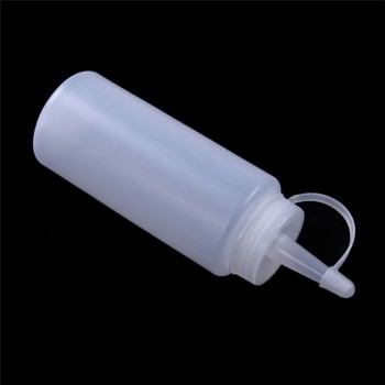 BBQ Ketchup Sauce Dispenser Bottles Olive Oil Dispensing Bottle Mayonnaise Squeeze Jar with Cap Safe Plastic White Kitchen Tools
