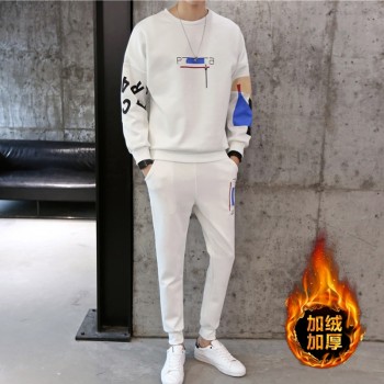 spring and Autumn Sweater Man Joker Motion Suit Male Student Leisure Loose Coat Tide Clothes tracksuit Three Quarter