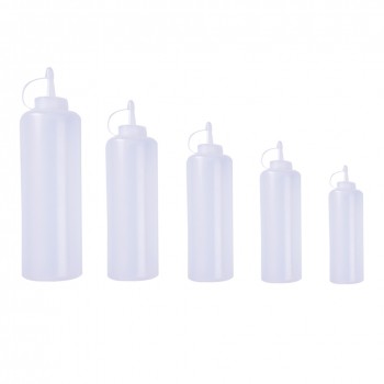 6/9/13/18/24 oz  Environment-friendly Cruet Squeeze Bottle With Mounting Patterns  High Quality Bottles Dropshipping