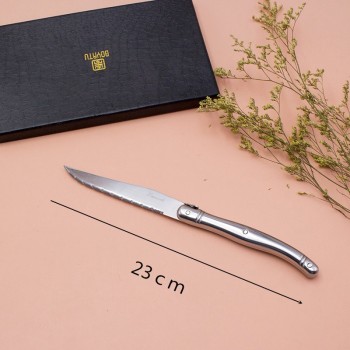 To encounter France 6pcs High quality laguiole stainless steel dinnerware/cutlery Steak Knife Set tableware set