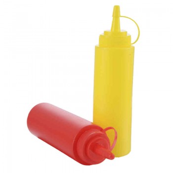 Sauce bottle Ketchup BBQ Soy Sauce Dispensing Bottles Salad juice pot with Cap Kitchen seasoning supplies Squeeze sauce Bottle