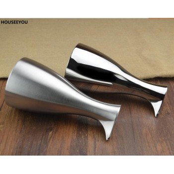 High Quality High Grade Oil Can Europe Style Leakproof Stainless Steel Oil Vinegar Gravy Boats Seasoning Container Kitchen Tools