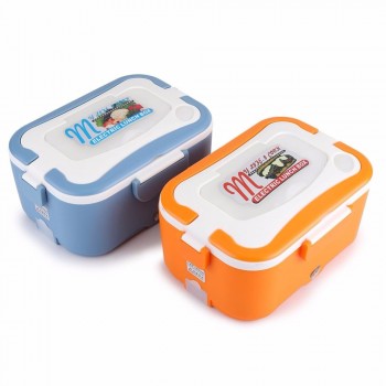1.5L Electric Food Heater Lunch Box Stainless Steel Inner Pot 12V/24V Portable  Food Container Warmer Lunch Box Heater Rice Case