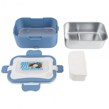 1.5L Electric Food Heater Lunch Box Stainless Steel Inner Pot 12V/24V Portable  Food Container Warmer Lunch Box Heater Rice Case