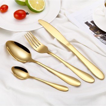 2018 Black Cutlery Set 304 Stainless Steel Dinnerware Set Knife Western Portable Dinner Tableware Set Drop Shipping