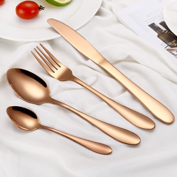 2018 Black Cutlery Set 304 Stainless Steel Dinnerware Set Knife Western Portable Dinner Tableware Set Drop Shipping