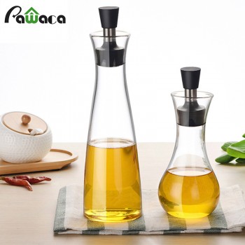 Glass Cruet Olive Oil Dispenser Bottles Gravy Boats Pourer Spout Decanter Oil Vinegar Bottle Sauce Container Pot Kitchen Tools