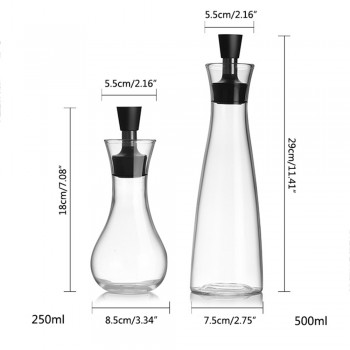 Glass Cruet Olive Oil Dispenser Bottles Gravy Boats Pourer Spout Decanter Oil Vinegar Bottle Sauce Container Pot Kitchen Tools
