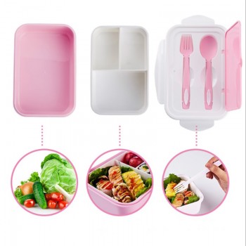 ONEUP Lunch Box Eco-Friendly Portable Food Container With Bags Tableware Microwavable Bento Box For kids Picnic School Office
