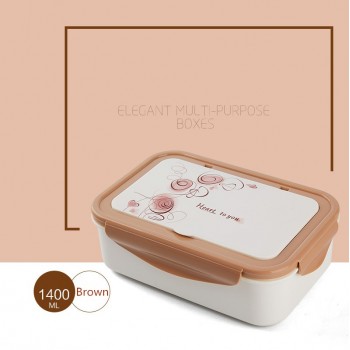 ONEUP Lunch Box Eco-Friendly Portable Food Container With Bags Tableware Microwavable Bento Box For kids Picnic School Office