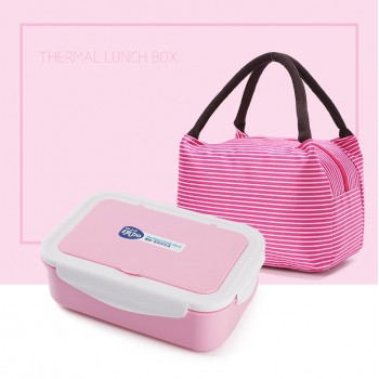 ONEUP Lunch Box Eco-Friendly Portable Food Container With Bags Tableware Microwavable Bento Box For kids Picnic School Office
