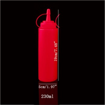 1Pc 230ml 8OZ Squeeze Bottle Condiment Dispenser Ketchup Mustard Sauce Vinegar New
