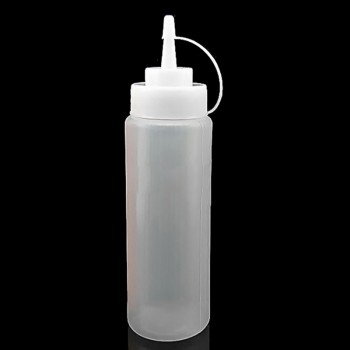 1Pc 230ml 8OZ Squeeze Bottle Condiment Dispenser Ketchup Mustard Sauce Vinegar New