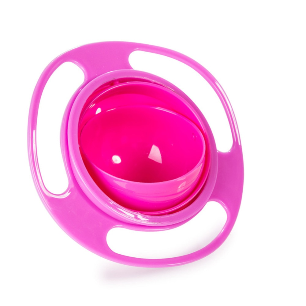 Gyroscope Kids Bowl Baby Feeding Toy Bowl Dishes Boy Girl Spill Proof Universal Rotate Technology Funny Gift Baby Accesories