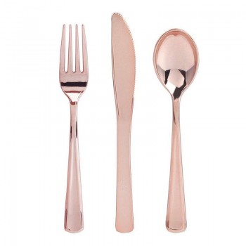 12Pack Flat Plating Gold Disposable Cutlery Western Dessert Cutlery Ice Cream Spoon Long Handle Cutlery Christmas Party Supplies