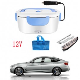 12V 24V 220V Electric Lunch Box Stainless Steel Heat Warmer Car Truck Bento Box Insulation Thermo Mini Portable Food Container