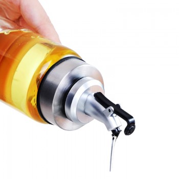 Cooking Seasoning Bottle Dispenser Sauce Bottle Glass Storage Bottles for Oil and Vinegar Creative Kitchen Tools Accessories