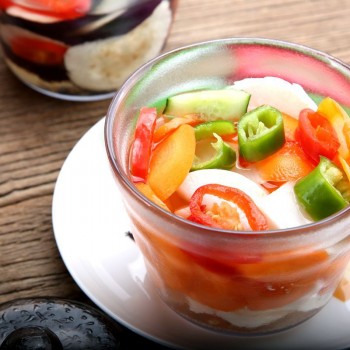 Creative Frosted Glass Pickle Bottle Jar Thickening Crystal Clear Pickling Jar Japanese Style Sealed Jar Cover