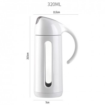 Improved 320 ML Glass Oil Dispenser Oil Bottle Sauce Pot Leak-proof Bottle Vinegar Sauce Oil Bottle For Cooking Cooking Tools