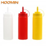 HOOMIN Sauce Vinegar Oil Ketchup Gravy Cruet Condiment Dispenser Kitchen Accessories Gravy Boat Plastic 8oz 12oz Squeeze Bottle