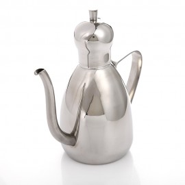 Realand Classic Premium Stainless Steel Olive Oil Dispenser 500/1000ml Leak Proof Oil Drizzler Vinegar Pot Can Bottle Cruet