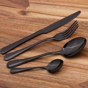 1pc/ 4pcs Dinner Wedding Travel Cutlery Spoon Stainless Steel Fork Scoops Silverware Set DC112