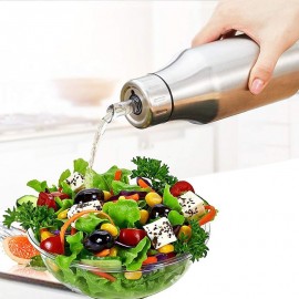 500/750/1000ml Stainless Steel Kitchen Oil Dispenser Premium Vinegar Olive Oil Bottle Oiler Leakproof Boat
