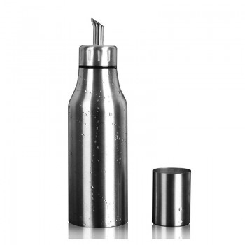 500/750/1000ml Stainless Steel Kitchen Oil Dispenser Premium Vinegar Olive Oil Bottle Oiler Leakproof Boat