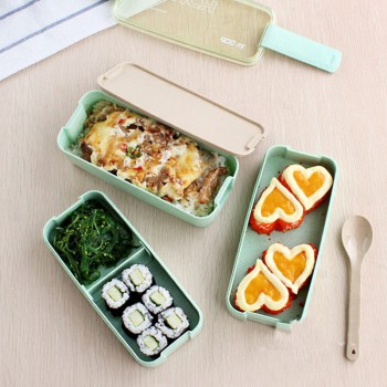 Urijk Lunch Boxes Containers for Food Microwave Bento Box For Kids Picnic Food Containers Portable Food Storage Box Lunch Box