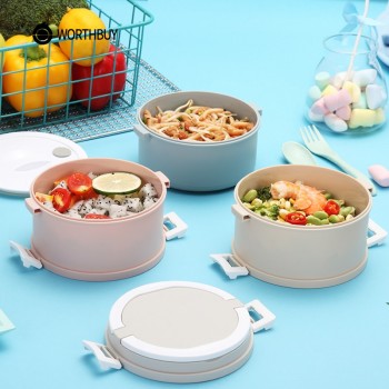 WORTHBUY Microwave Plastic Lunch Box For Kids Japanese Children Bento Box Portable Leak Proof Lunchbox Food Container Storage