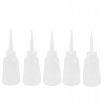 5pcs Industrial Plastic Glue Gel Oil Squeeze Bottle Dispenser 150ml