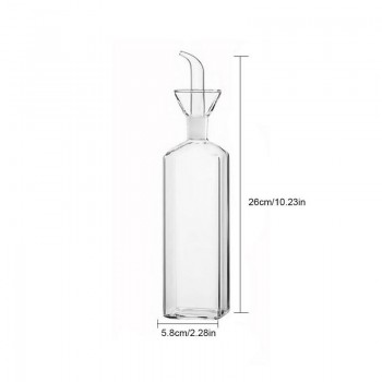 High Borosilicate Glass Oil Pot Household Leak-proof Oil amp; Vinegar Pots Kitchen Soy Sauce Pot Oil Tank Seasoning Bottle