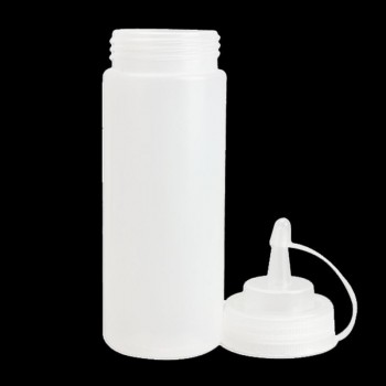 8oz Kitchen Plastic Squeeze Bottle Condiment Dispenser for Sauce Vinegar Oil Ketchup Cruet Kitchen Accessories