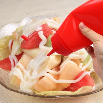 HILIFE Sauce Vinegar Oil Ketchup Gravy Cruet Kitchen Accessories Gravy Boat Plastic Condiment Dispenser 8oz 12oz Squeeze Bottle