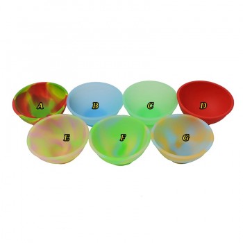 30pcs silicone wax bowls mini pinch heat-resistant oil slick dab jars weed herbs spices salt and pepper whilst cooking container