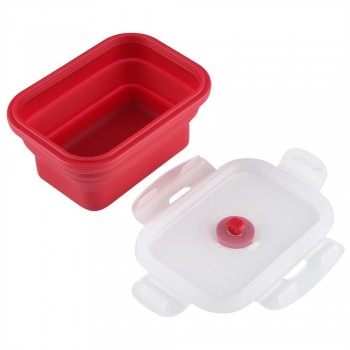 350ML Eco-Friendly Silicone Lunch Box Collapsible Portable Box Bowl Bento Boxes Folding Food Container Storage Box